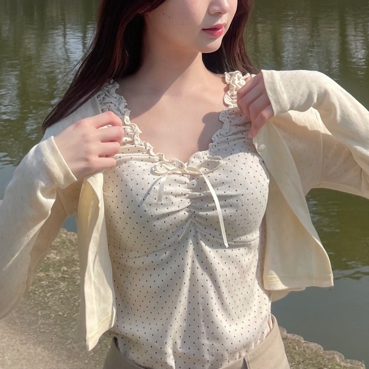 ドットリボンシャーリン CREAM