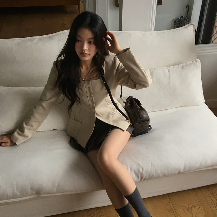 ビンテージレースアップローファー BROWN