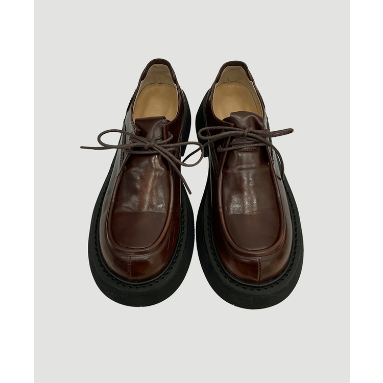 ビンテージレースアップローファー