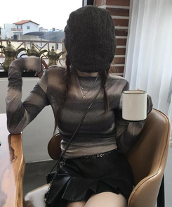 ヘアアクセサリー ビンテージレオパードハンティングキャップ CHARCOAL