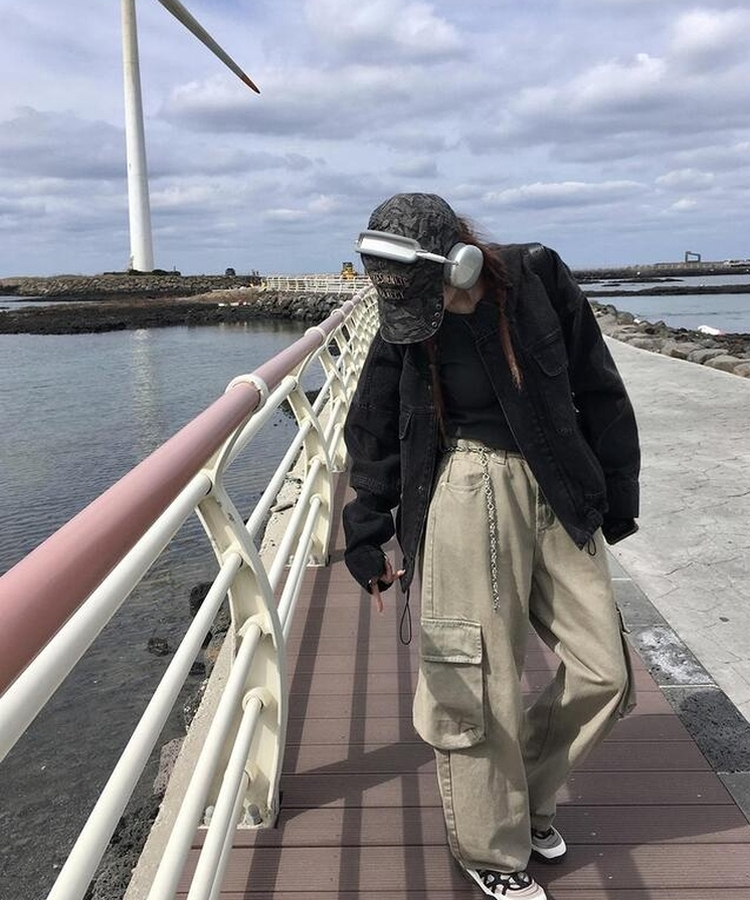 シェイクワイドカーゴパンツ BEIGE