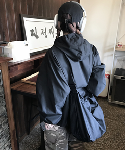 ジャンパー クラウド2WAYストリングジャンパー BLACK