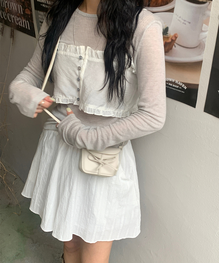 レースバンディングハーフパンツ IVORY