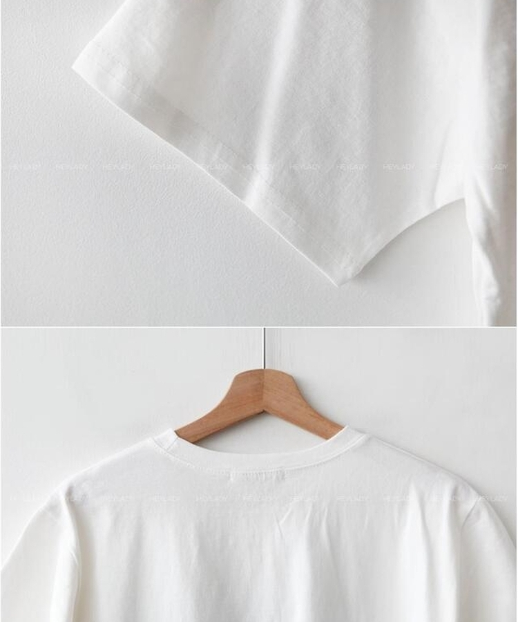 コットンプリンティング半袖Tシャツ
