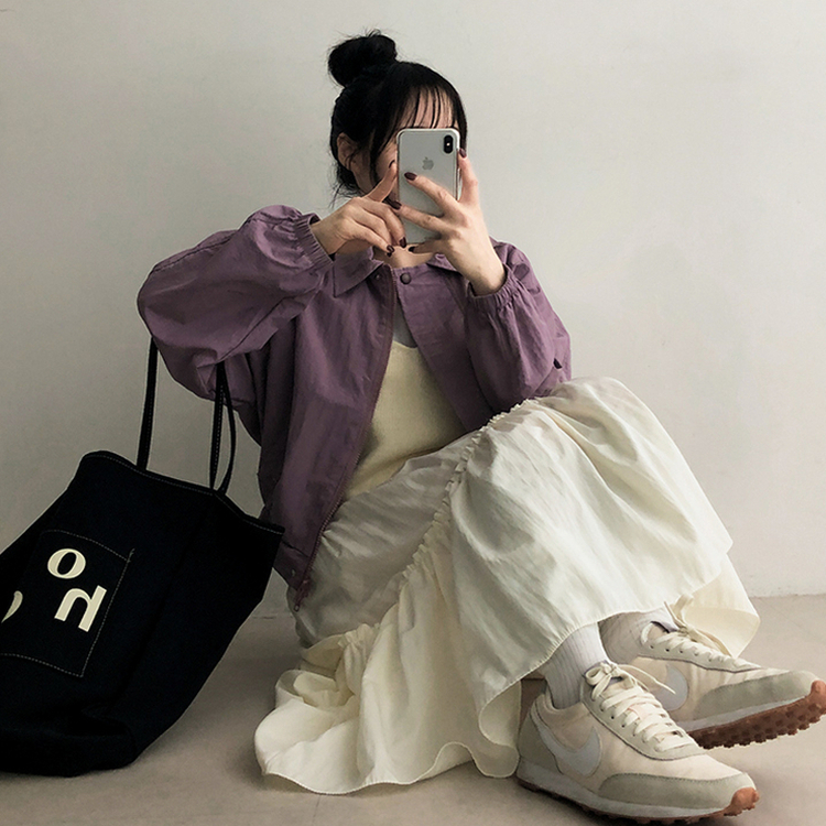 フラワーバンディングロングスカート CREAM