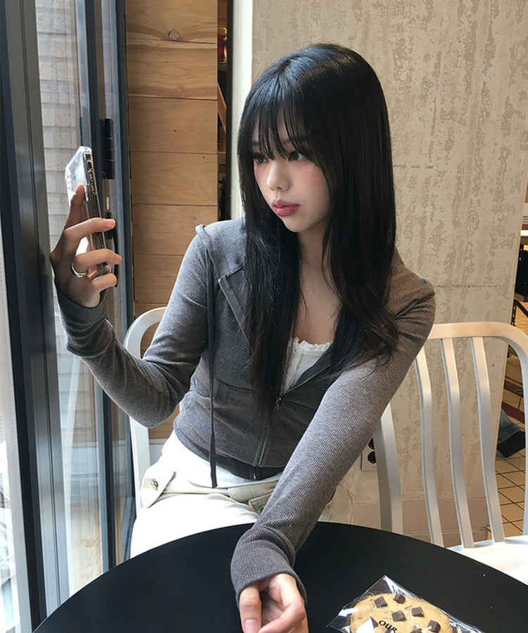 レースボタンキャミソール(6color) WHITE