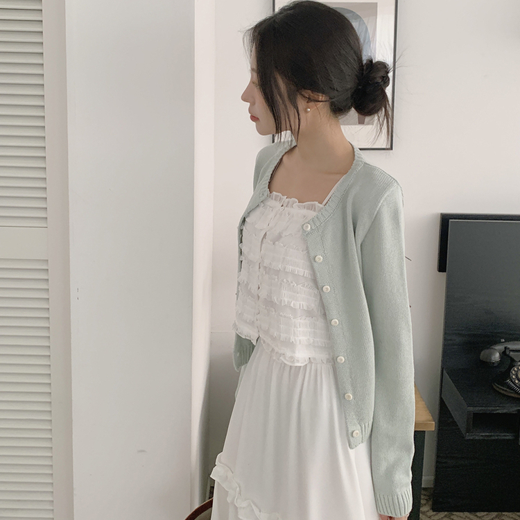 コットンカーディガン(6color) MINT