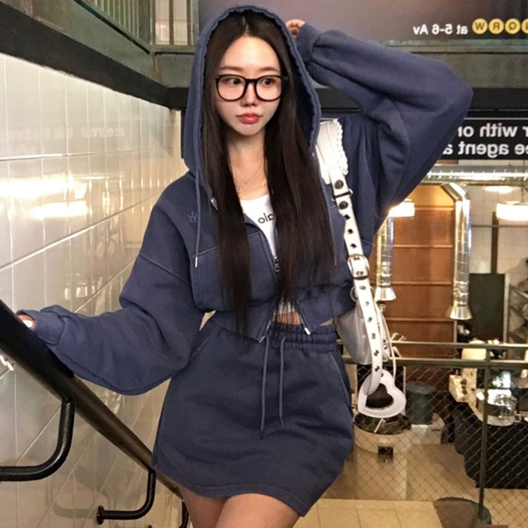【SET着用可能】ピグメントトレーニングスカートセット BLUE