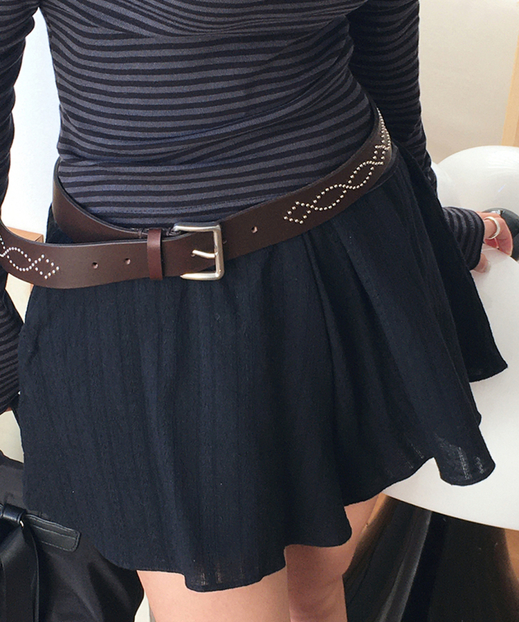 スタッドベルト BROWN