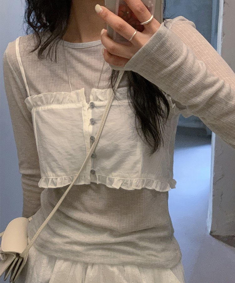 セティクロップビスチェ IVORY