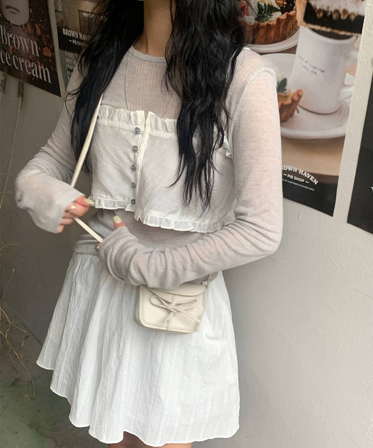 セティクロップビスチェ IVORY
