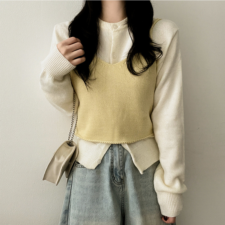 カリーナニットビュスティエ(5color) YELLOW