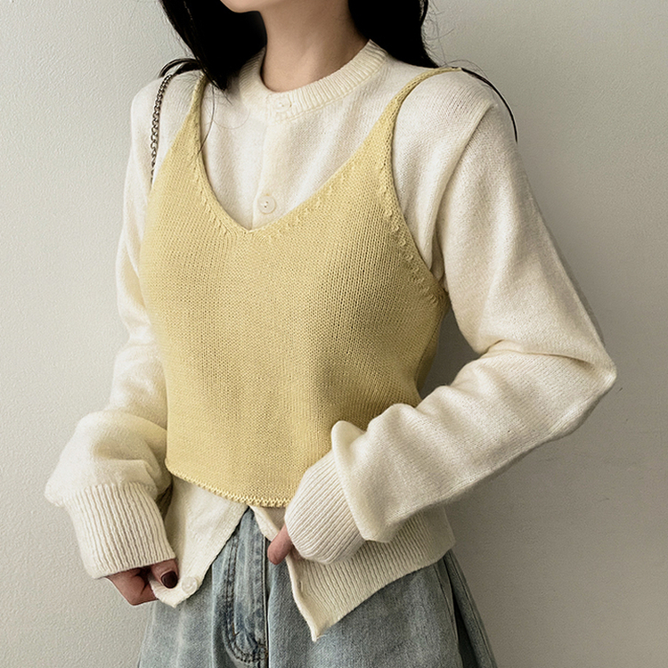 カリーナニットビュスティエ(5color) YELLOW