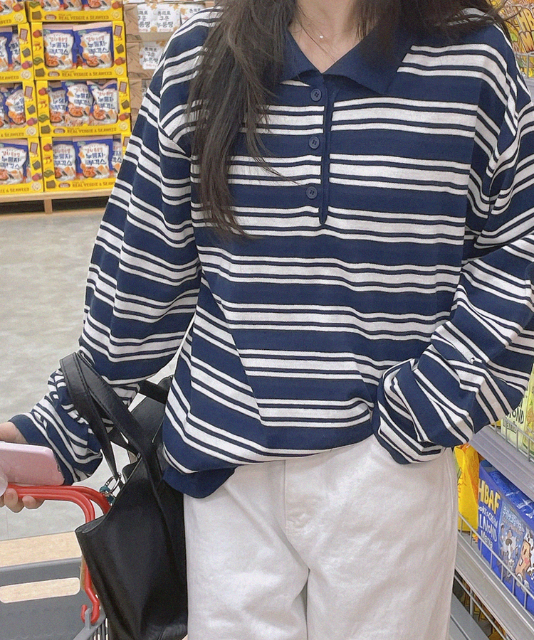 ラグビーニット NAVY