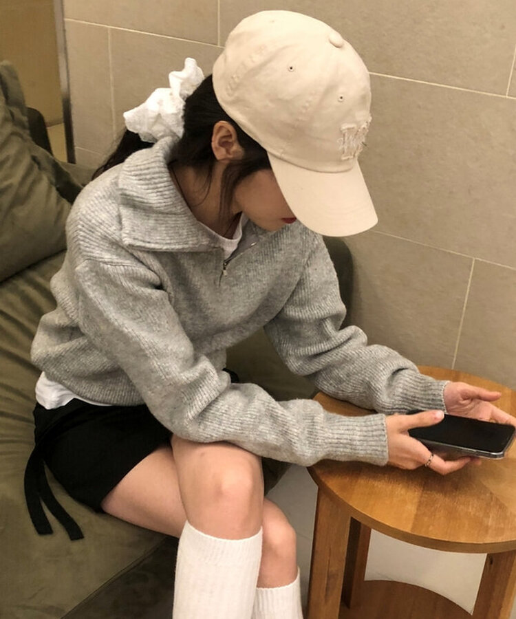 ヘアアクセサリー ビンテージベースボールキャップ(6color) BEIGE