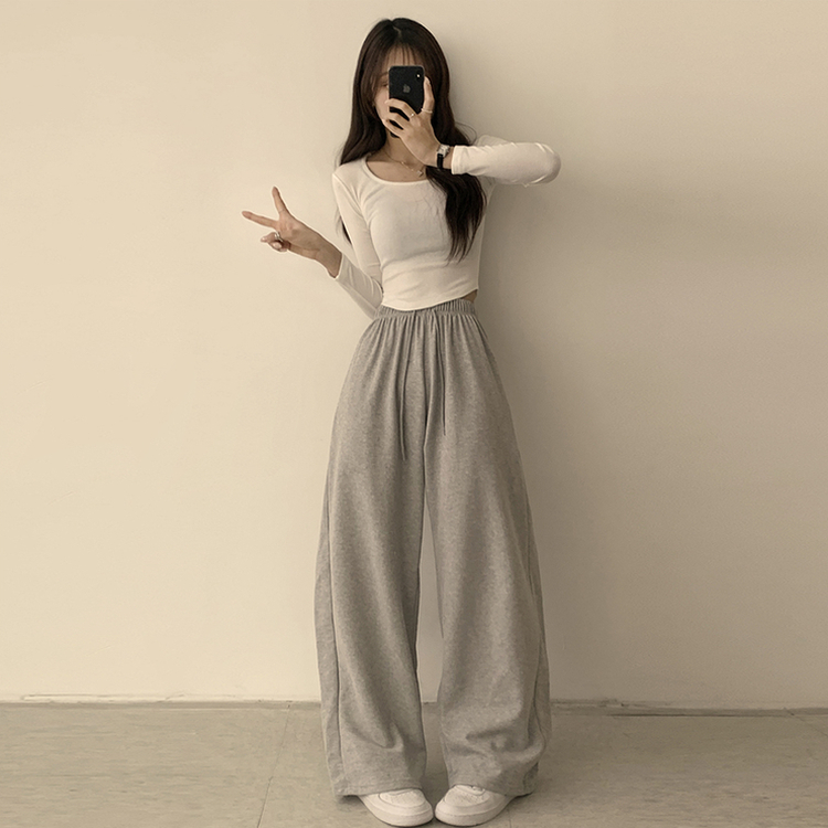 【丈別】ワイドバンディングトレーニングパンツ(6color) GREY