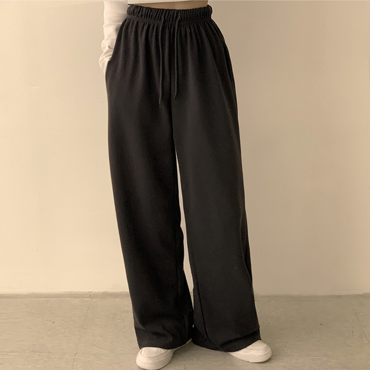 【丈別】ワイドバンディングトレーニングパンツ(6color) CHARCOAL