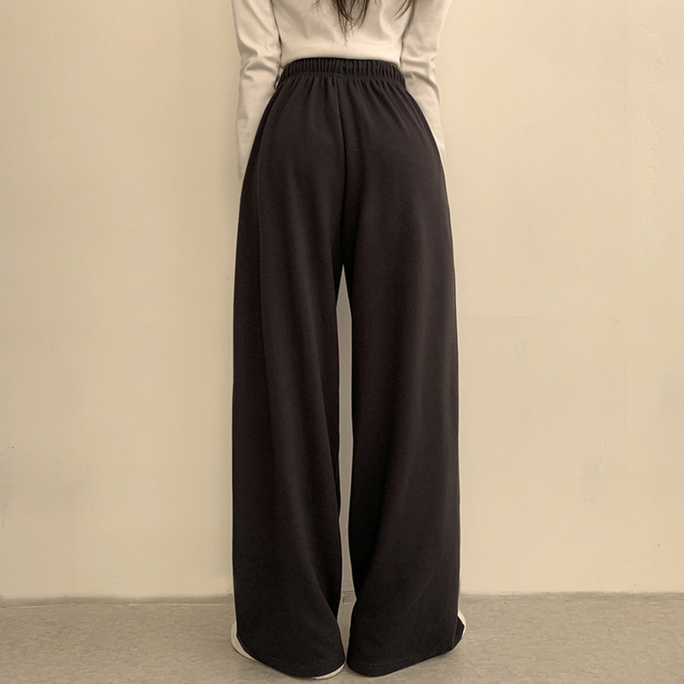 【丈別】ワイドバンディングトレーニングパンツ(6color) CHARCOAL