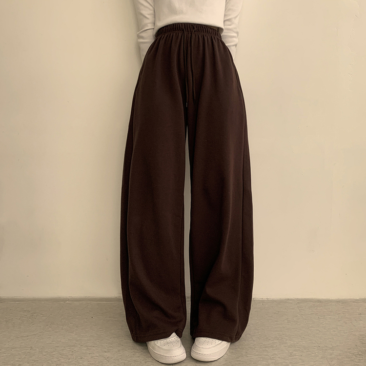 【丈別】ワイドバンディングトレーニングパンツ(6color) BROWN