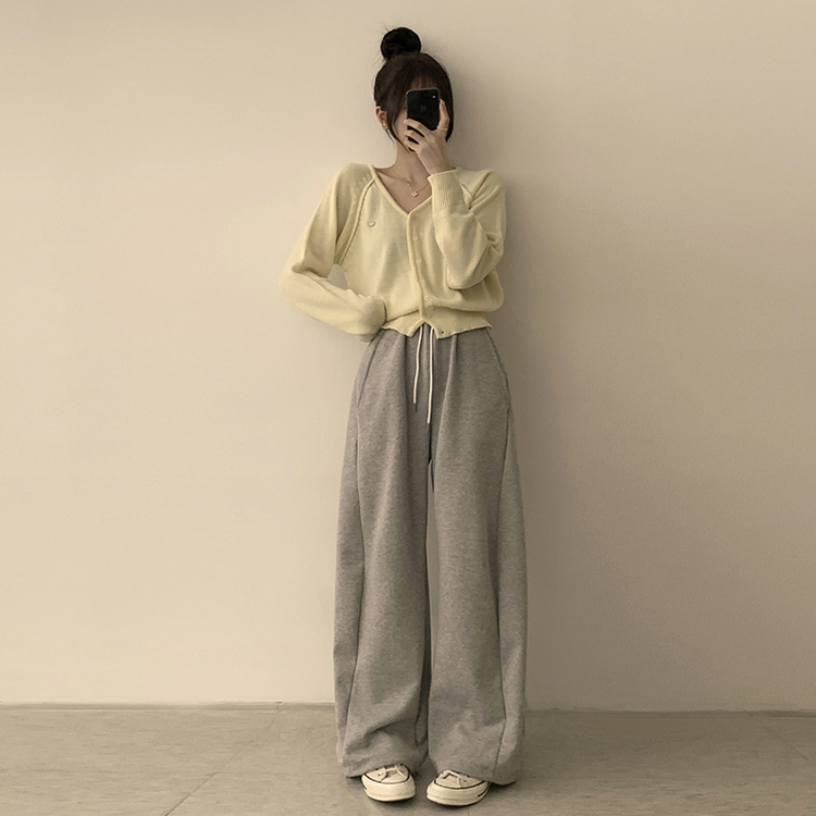 ペンダントルーズカーディガン(6color) YELLOW