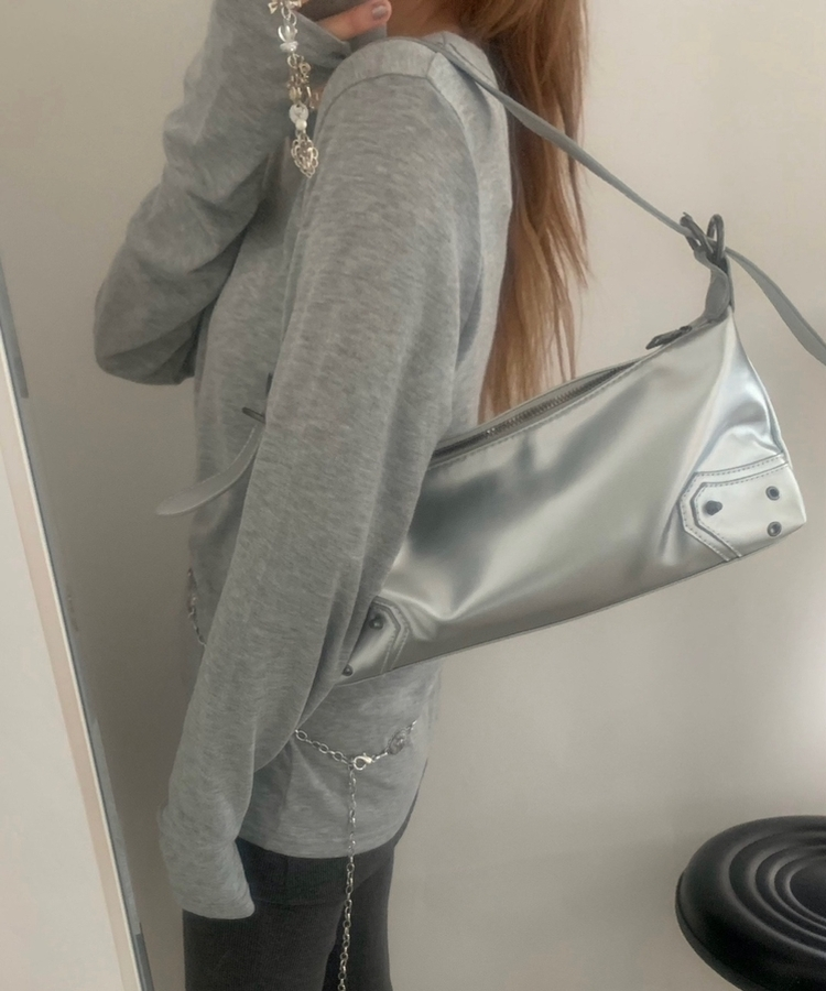 テンシャルルーズ長袖Tシャツ MELANGE