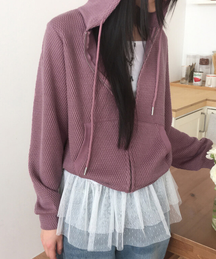 シースルードットレイヤードキャミソール(9color) IVORY