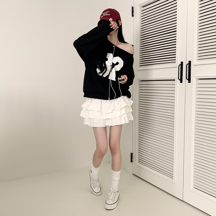 ティアードプリーツミニスカート IVORY