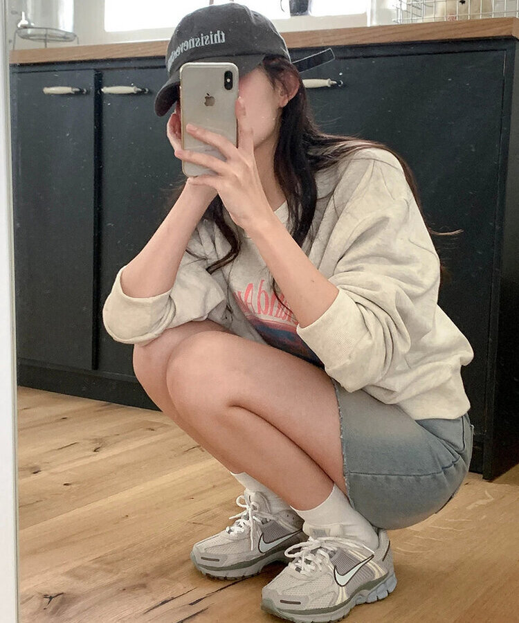 ランズデニムミニスカート LIGHT DENIM