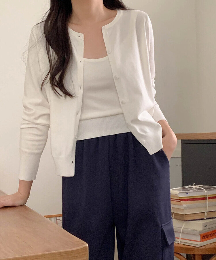 【SET】キャミソール カーディガン(5color) IVORY