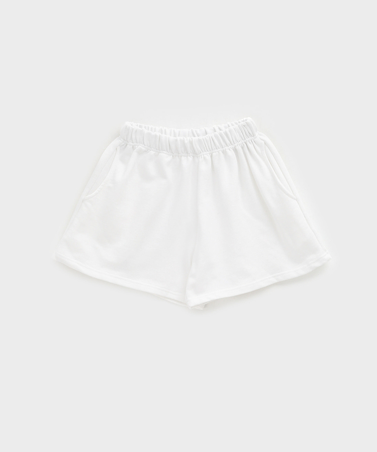 コットンバンディングショートパンツ