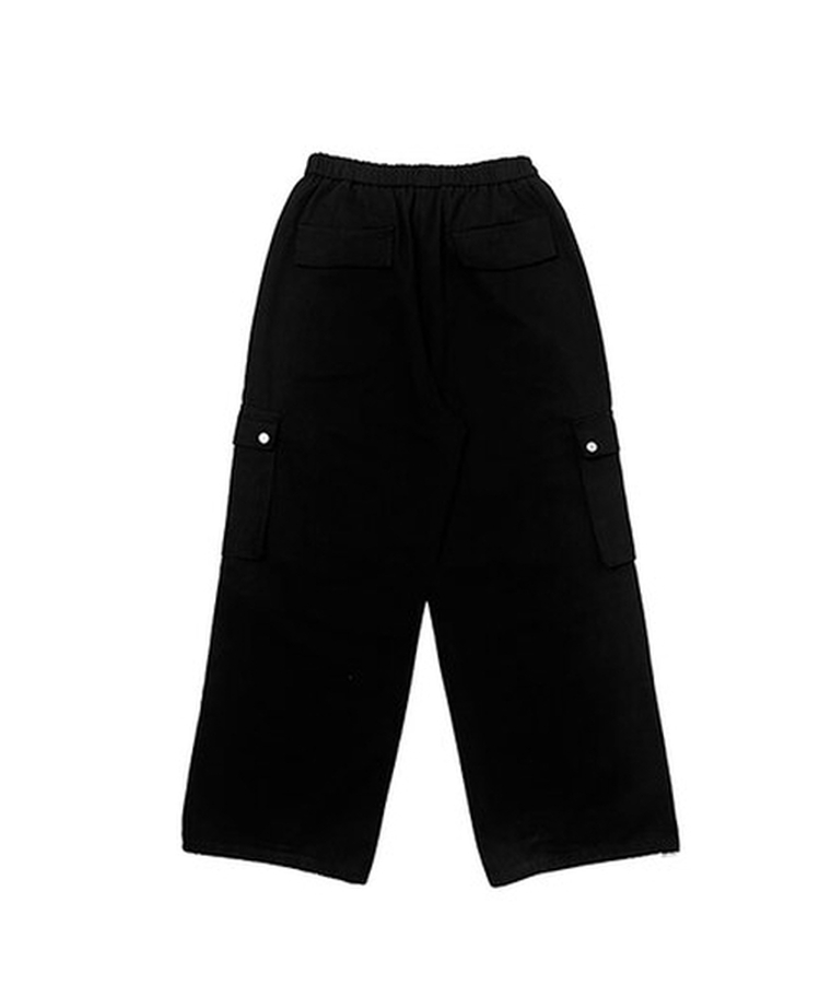 ピンタックカーゴワイドロングパンツ