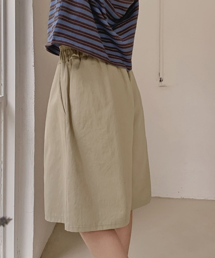 バミューダバンディングパンツ BEIGE