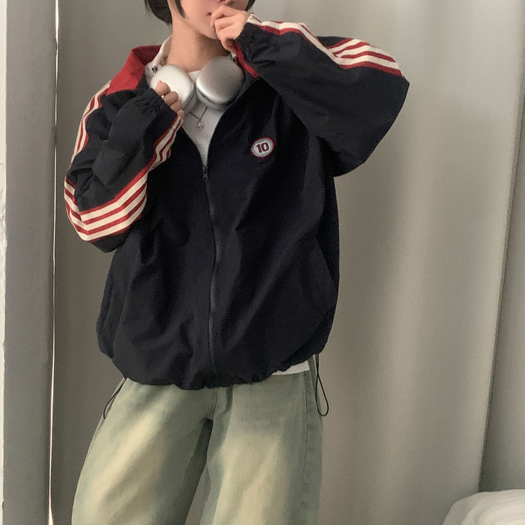 オーバーフィットウィンドブレーカー NAVY