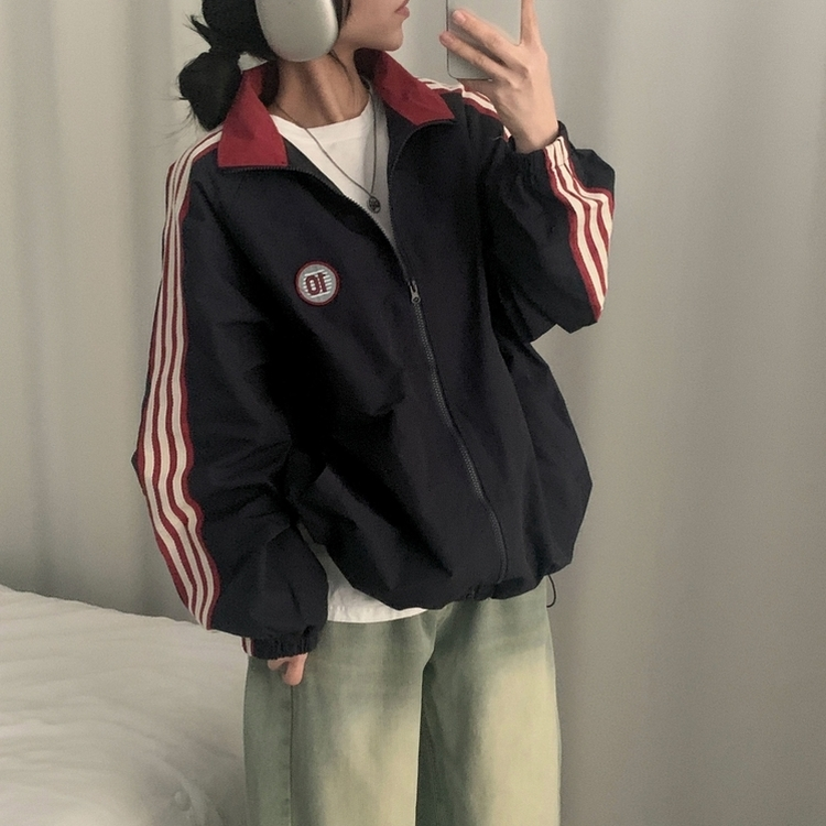 オーバーフィットウィンドブレーカー NAVY