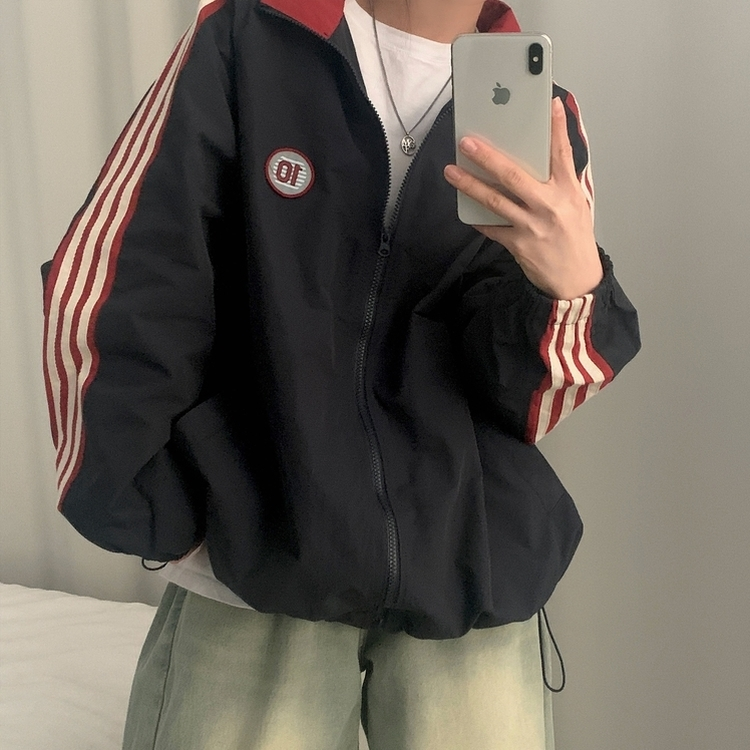 オーバーフィットウィンドブレーカー NAVY