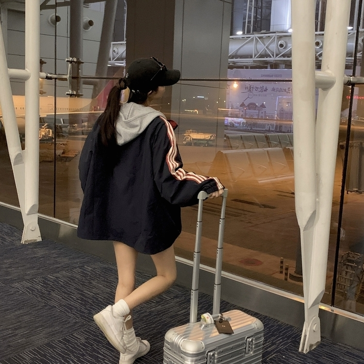 オーバーフィットウィンドブレーカー NAVY