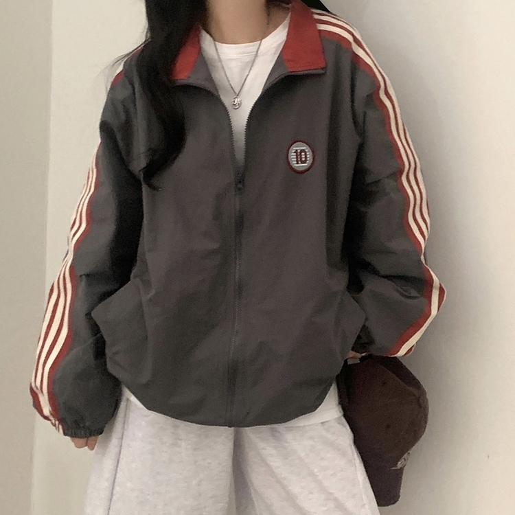 オーバーフィットウィンドブレーカー GREY