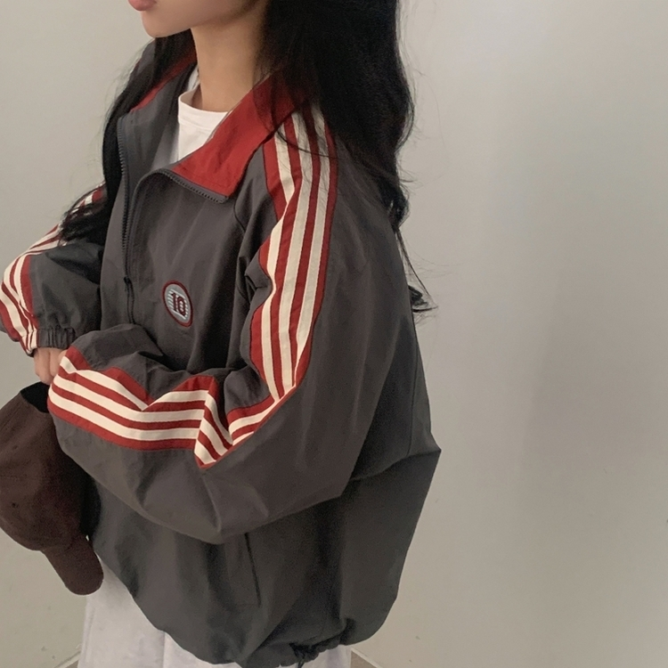 オーバーフィットウィンドブレーカー GREY