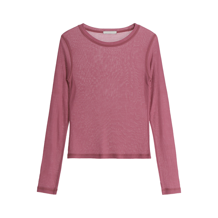 (テンセル100/7カラーのポイントアイテム/MD一押し*.*) ノアリン セミスリムフィット テンセルレイヤード長袖Tシャツ
