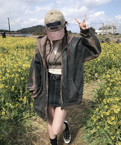 長袖Tシャツ 刺繍レイヤードホルタークロップTシャツ BEIGE
