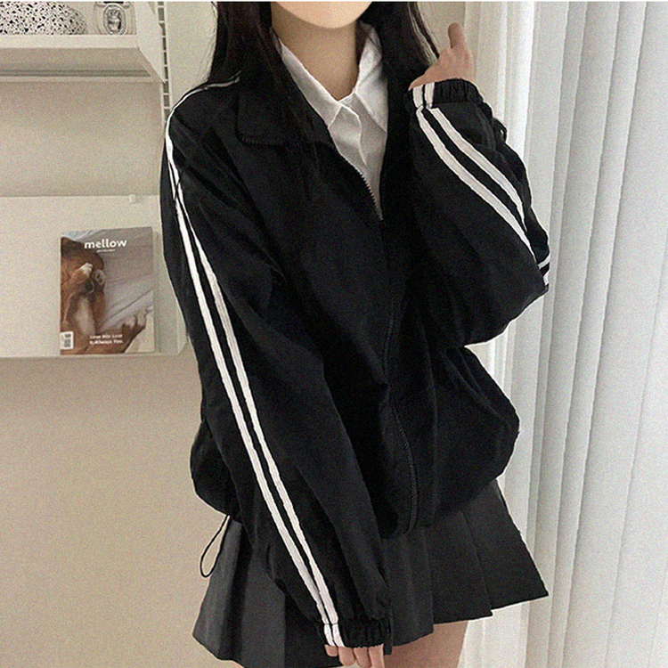ストリングラインウィンドブレーカー(7color) BLACK