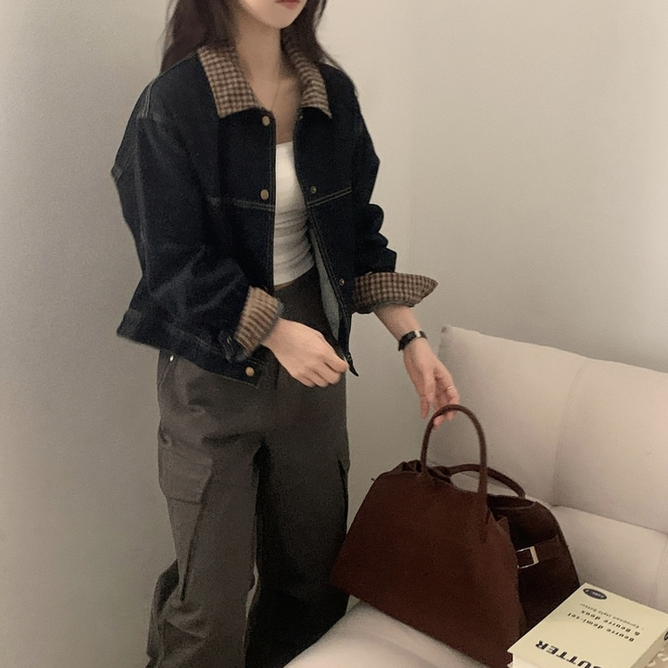 ェックポイントデニムジャケット DARK DENIM