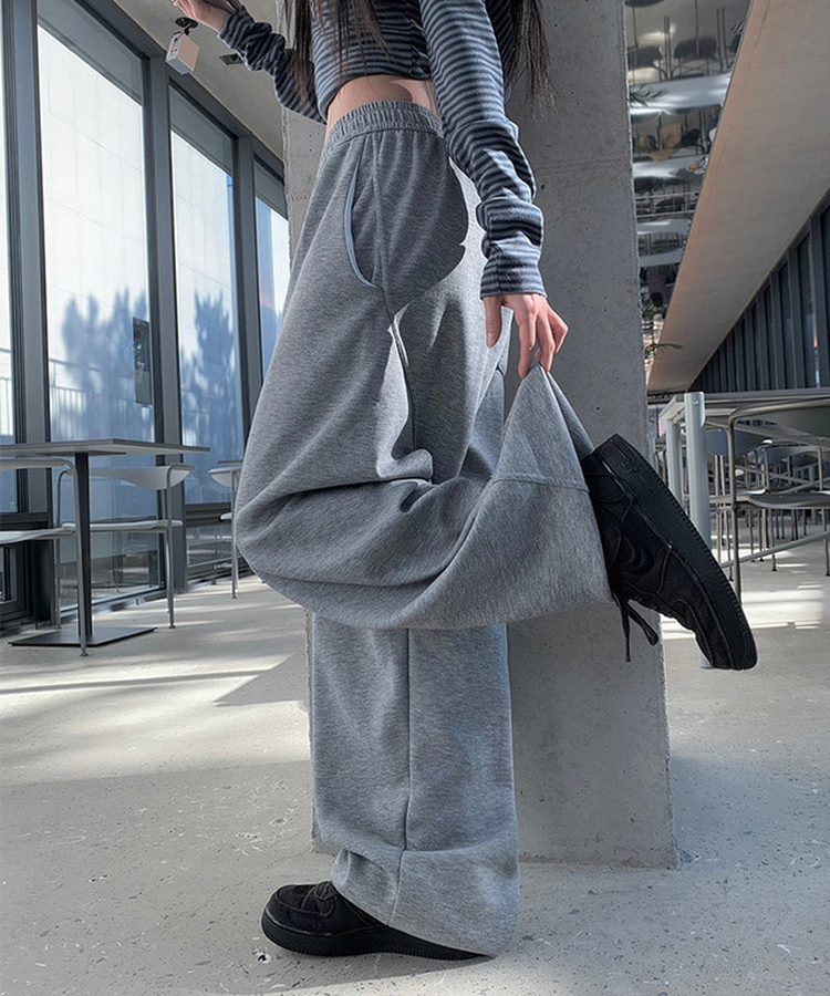 スリットワイドトレーニングパンツ(5color) GREY