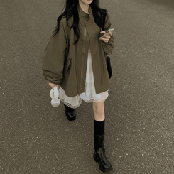 ストリングバルーンジャケット KHAKI