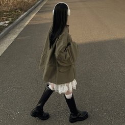 ストリングバルーンジャケット KHAKI