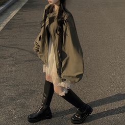 ストリングバルーンジャケット KHAKI