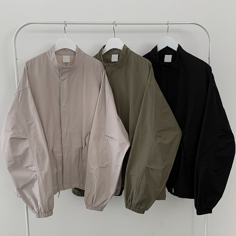 보호본능 귀여운 빈티지 스트링 야상 벌룬자켓 아방핏 봄점퍼 빅사이즈 모리걸룩