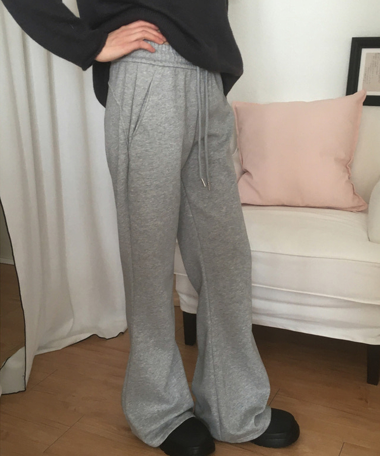 ブーツカットトレーニングパンツ GRAY