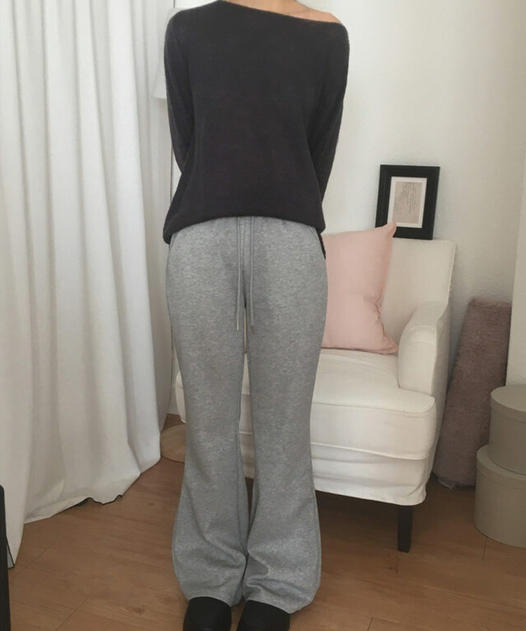 ブーツカットトレーニングパンツ GRAY