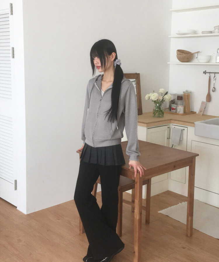 ブーツカットトレーニングパンツ BLACK